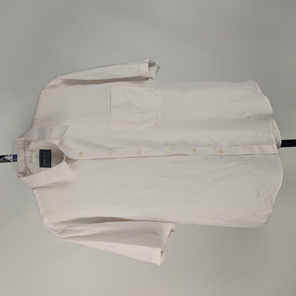 Outfit Business Classics Men's Shirt Size 41 White Short Sleeve Button Front - Picture 2 of 7